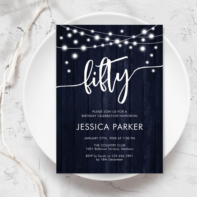 50. Geburtstagsparty Einladung (Von Creator hochgeladen)