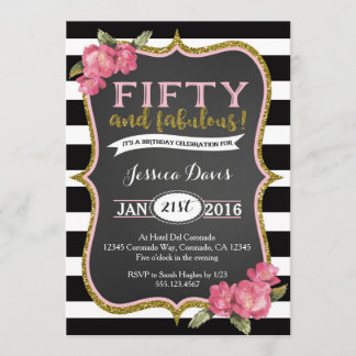 50. Geburtstagsparty Einladung Erwachsene 50 Einla