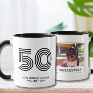 50. Geburtstagsparty für Tasse im Vintagen Jahr