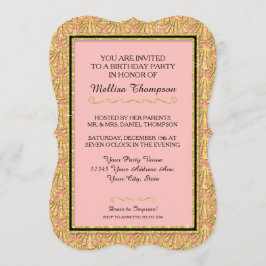 50. Geburtstagsparty Glam Great Gatsby Style Einladung