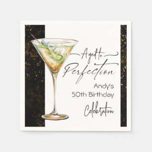 50. Geburtstagsparty im Alter bis Perfektion Serviette