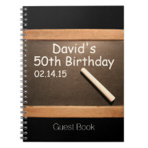 50. Geburtstagsparty Personalisiert Gästebuch
