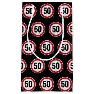 50. Geburtstagsschild - ALLES ALTER Kleine Geschenktüte