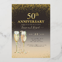 50. Glitzer Champagner-Jubiläum