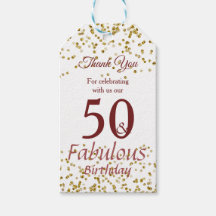 50 Gold und Burgund Sparkle