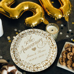 50. Goldene Hochzeitspulplatte Pappteller<br><div class="desc">Feiern Sie stilvoll mit diesen Tellern zum 50. Geburtstag des Party. Die Vorlagenformulierung ist leicht zu personalisieren und Ihr Gast wird begeistert sein,  wenn er diese fabelhaften Party-Teller sieht.</div>
