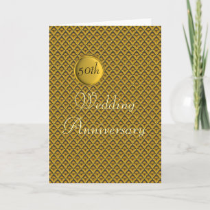 50. goldene Hochzeitstag Karte