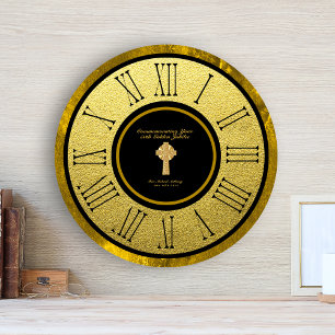 50. Goldene Jubiläumsordnung Jubiläumsjubiläum CUS Große Wanduhr