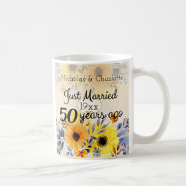 50. Goldener Hochzeitstag Kaffeetasse