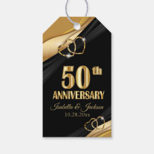 50. Goldenes Jahr Geschenkanhänger