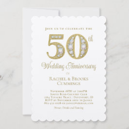 50. Goldenes Party zum Hochzeitstag Einladung