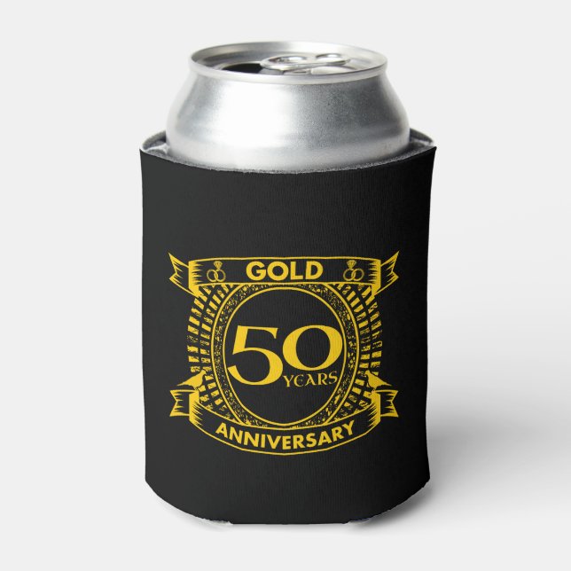 50. Goldhochzeit Dosenkühler (Kanne Vorderseite)