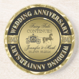 50. Hochzeit zum Jahrestag der Hochzeit Untersetzer