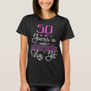 50. Hochzeitsfeier für Ehefrau T-Shirt