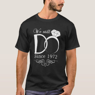 50. Hochzeitstag, 50 Jahre seit T-Shirt