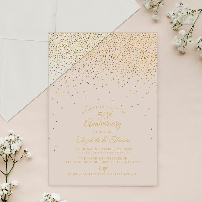 50. Hochzeitstag Acryleinladungen (Von Creator hochgeladen)