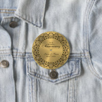 50. Hochzeitstag BlackMandala auf Gold
