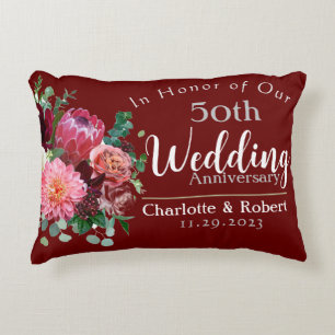 50. Hochzeitstag Dekokissen