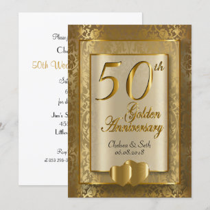 50. Hochzeitstag   DIY Text Einladung