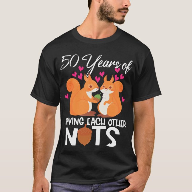 50. Hochzeitstag Funny Gift 50 Jahre T-Shirt (Vorderseite)