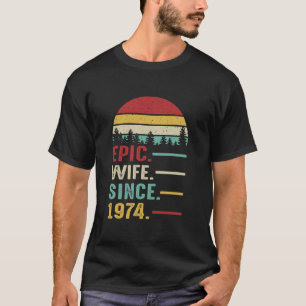 50. Hochzeitstag für ihre epische Ehefrau seit 1 T-Shirt