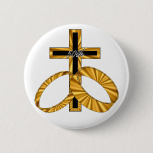 50. Hochzeitstag-Geschenke Button