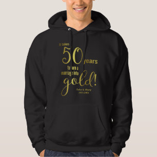 50. Hochzeitstag Hoodie