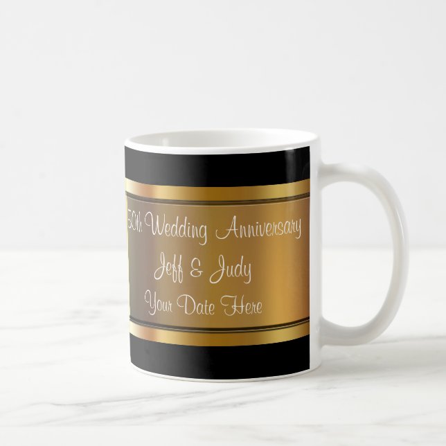 50. Hochzeitstag Kaffeetasse (Rechts)