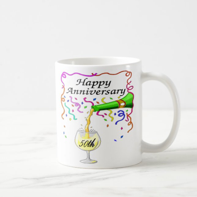 50. Hochzeitstag Kaffeetasse (Rechts)