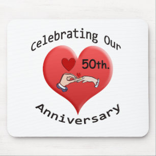 50. Hochzeitstag Mousepad