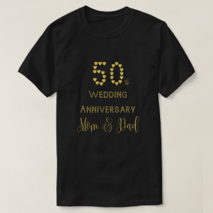 50. Hochzeitstag Parents Goldene Hochzeit T-Shirt