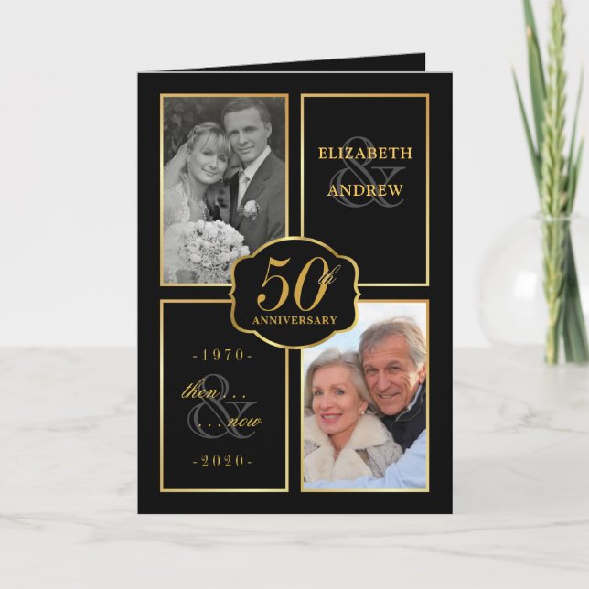 50. Hochzeitstag Party zur Erneuerung Karte (Vorderseite)