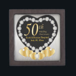 50. Hochzeitstag | Personalisieren Kiste<br><div class="desc">50. Jubiläum Geschenkboxen halten. ✔ Nicht alle Vorlagenbereiche müssen geändert werden. 📌 Wenn Sie weitere Anpassungen benötigen, klicken Sie bitte auf den Button "Weitere Anpassungen vornehmen" oder "Design anpassen oder bearbeiten" und verwenden Sie unser Designwerkzeug, um die Größe, den Rotation, die Textfarbe, den Text und so weiter zu verändern. ⭐...</div>