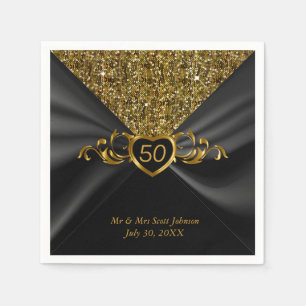 50. Hochzeitstag Serviette