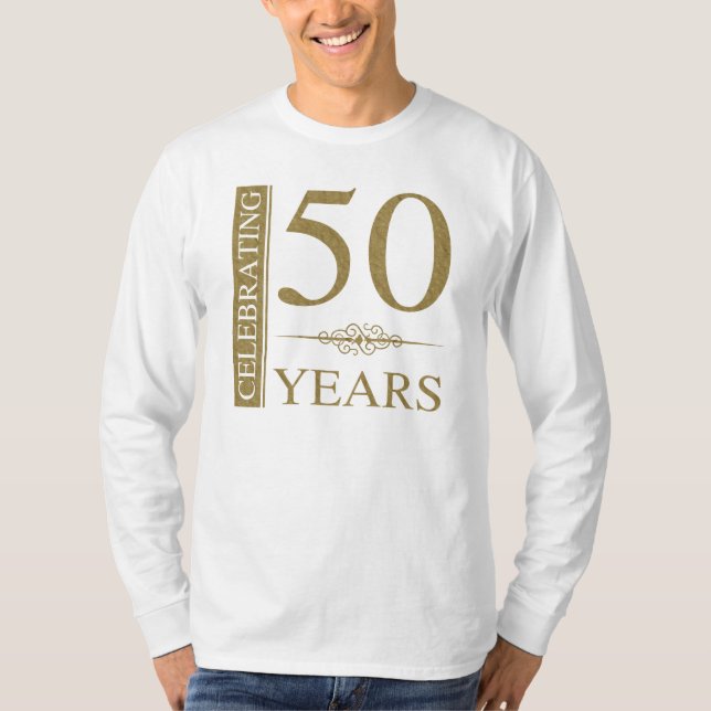 50. Hochzeitstag T-Shirt (Vorderseite)