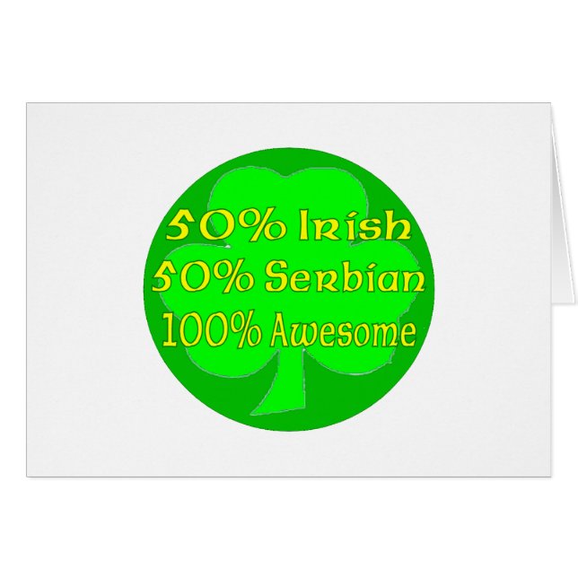 50% Iren 50% Serbian 100% fantastisch (Vorderseite (Horizontal))