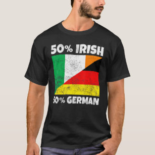 50 irisch 50 deutsch-irisch T-Shirt