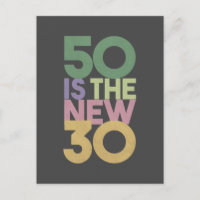 50 ist das neue 30 - 50. Geburtstagsgeschenk Essen
