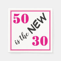50 ist die neue 30 Pink Birthday Party