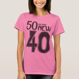 50 ist die NEUEN 40 (Schwarzes) T-Shirt