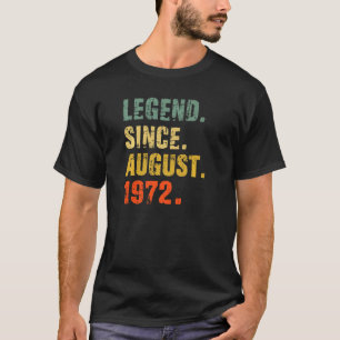 50 Jahre alt 50. Geburtstagsfeier seit August 1977 T-Shirt