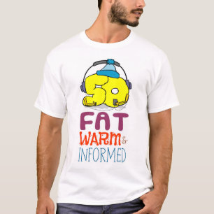 50 Jahre alt, fett warm und informiert T-Shirt