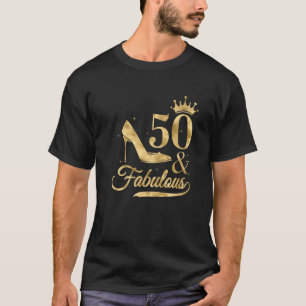 50 Jahre alt Geschenke T-Shirt für Frauen 50 und