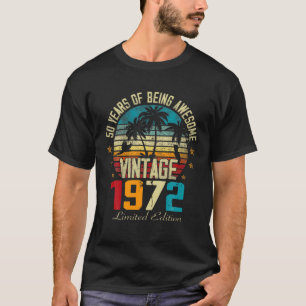 50 Jahre alt, Phantastisch Vintag 1972 50. Bir T-Shirt