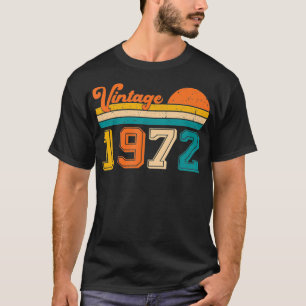 50 Jahre alt Vintag 1972 Limited Edition 50. Bir T-Shirt