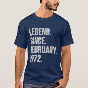 50 Jahre alte Geschenke - Legende seit Februar 197 T-Shirt