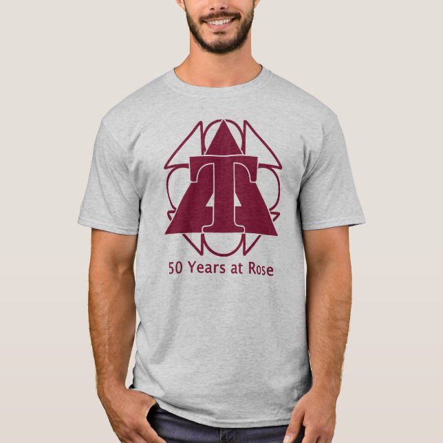 50 Jahre am Rosen-T - Shirt (Vorderseite)