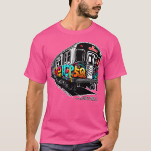 50 Jahre Angesagt-Hop-Bronx-U-Bahn Graffiti 50th A T-Shirt