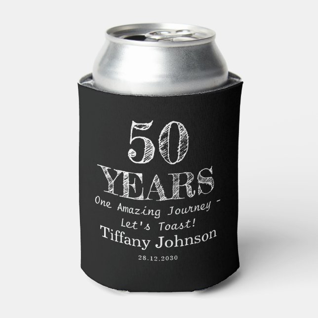 50 Jahre, eine Phantastische Reise - Toast Lass! S Dosenkühler (Kanne Vorderseite)