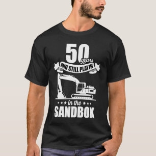 50 Jahre Einspielung in Sandbox Bagger Betreiber B T-Shirt